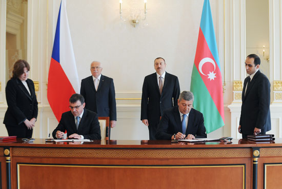 Azerbaijan-Czech documents signed