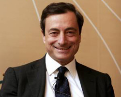 Eurozone ministers back Draghi for ECB president