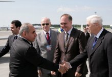 Azerbaijani First Deputy PM arrives in Belarus (PHOTO)