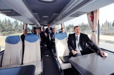Президент Азербайджана ознакомился с ходом работ по расширению дорожной инфраструктуры в Баку и пригородах (ФОТО)