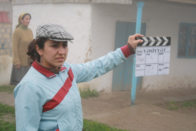 Фотосет азербайджанского фильма о любви к родине