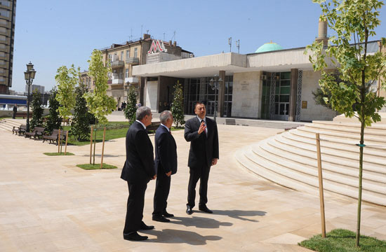 President Ilham Aliyev inaugurates Ziverbey Ahmedbeyov park (PHOTO)