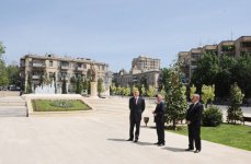 President Ilham Aliyev inaugurates Ziverbey Ahmedbeyov park (PHOTO)