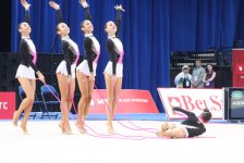 Azerbaijani junior group team to perform at European Rhythmic Gymnastics Championship's final (PHOTO)