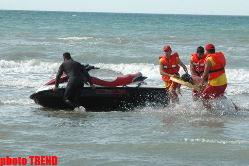 В Каспийском море спасены два человека