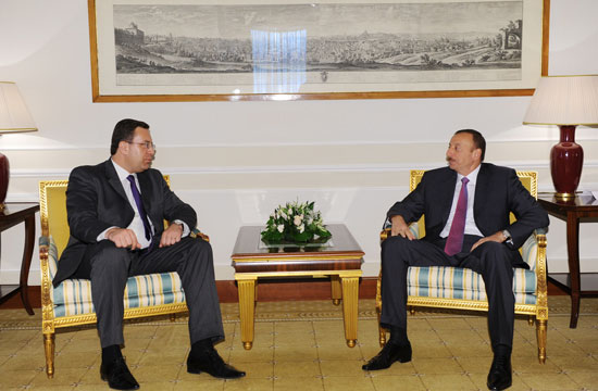 Azerbaijani President Ilham Aliyev meets acting president of Moldova Marian Lupu in Rome