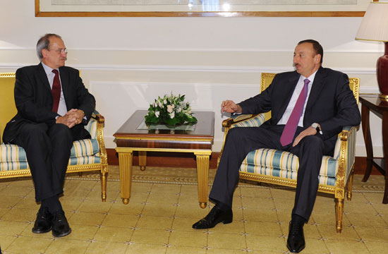 Azerbaijani President receives Italy`s Edison CEO