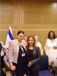 Azərbaycanlı deputat İsrail parlamentinin sədri ilə görüşüb (FOTO)