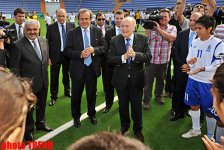 FIFA, UEFA Presidents inaugurate stadium in Baku (PHOTO)