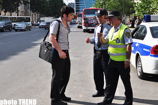 Дорожная полиция Баку провела рейд против пешеходов-нарушителей