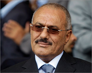 Али Абдалла Салех, подписав мирный план ССАГПЗ, сохранил пост "почетного президента" Йемена