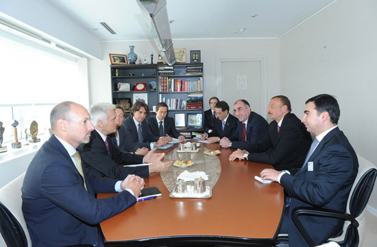 Президент Азербайджана встретился с председателем Европарламента (ФОТО)