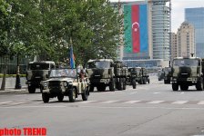 Bakıda hərbi parada hazırlıq gedir (FOTO)
