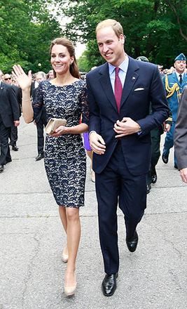 Принц Уильям и его супруга прилетели в Канаду (фотосессия)