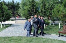 President Ilham Aliyev inspects rebuilding work in Surakhany district (PHOTO)