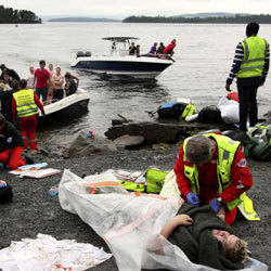 Suspect confesses to Norwegian camp mass killing