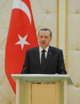 President Ilham Aliyev and Premier of Turkey hold joint press conference (PHOTO)