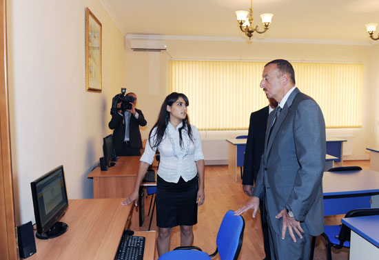 Prezident İlham Əliyev Şabran Uşaq Yaradıcılıq Mərkəzinin açılışında iştirak edib (FOTO)