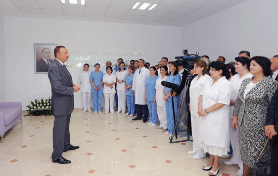 Prezident İlham Əliyev: İnsanın sağlamlığının təmin olunması üçün Azərbaycan dövləti nə lazımdırsa edir