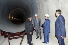 Prezident İlham Əliyev Taxtakörpü Su Anbarının su elektrik stansiyası ilə birlikdə inşa edildiyi ərazidə olmuşdur(FOTO)