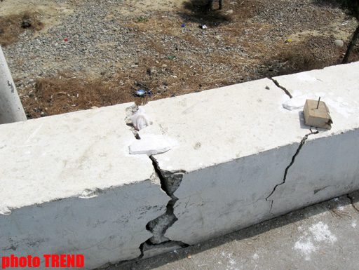 Обрушение подпорной стены в бакинском поселке Баилово не связанно с оползнем - Минэкологии