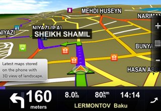 Nokia представит навигационную карту Азербайджана в преддверии конкурса "Евровидение-2012"