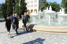 Azerbaijani President sees newly-reconstructed kindergarten in Baku (PHOTO)
