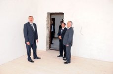 Azerbaijani President inspects reconstruction of two schools and kindergarten in Baku (PHOTO)