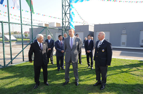 Azerbaijani President inaugurates new training base of Baku FC (PHOTO)