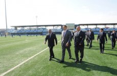 Azerbaijani President inaugurates new training base of Baku FC (PHOTO)