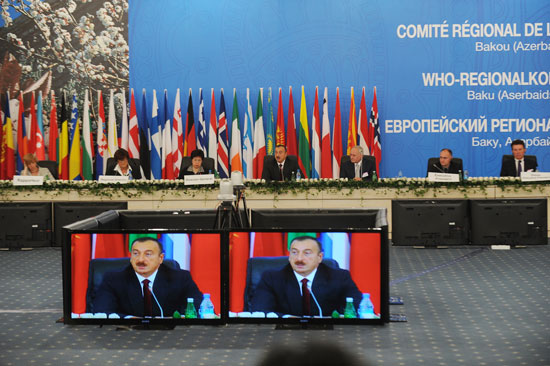 Президент Азербайджана принял участие на открытии сессии Европейского регионального комитета ВОЗ (ФОТО)
