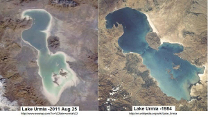 Озеро Урмия обмелело уже на 70%