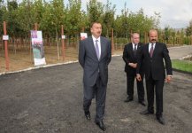 President Ilham Aliyev inaugurated planting stock in Gobustan (PHOTO)