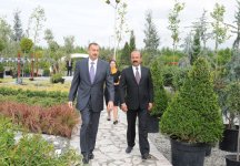 President Ilham Aliyev inaugurated planting stock in Gobustan (PHOTO)