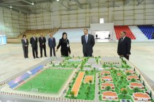 Президент Азербайджана ознакомился с работами по реконструкции Олимпийского спорткомплекса в Шамахы (ФОТО)