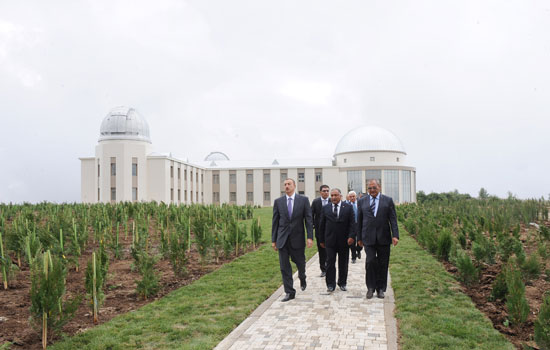 Президент Азербайджана ознакомился с работами по реконструкции Шамахинской астрофизической обсерватории (ФОТО)