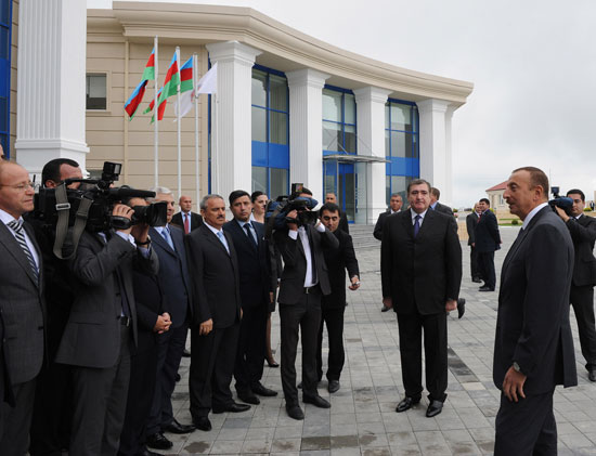 Президент Азербайджана принял участие в церемонии открытия Учебного центра минналогов в Шамахы (ФОТО)