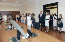 Azərbaycan Prezidenti Bakıda 6 nömrəli məktəbin yenidənqurmadan sonra açılış mərasimində iştirak edib (FOTO)