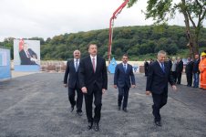 President Ilham Aliyev becomes familiar with Guba water and sanitation system reconstruction project (PHOTO)