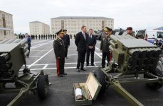 Президент Ильхам Алиев принял участие в открытии Н-ского военного городка Внутренних войск в Губе (ФОТО)