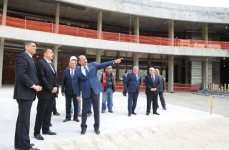 Azerbaijani President inspects construction of Shahdagh winter and summer tourism complex (PHOTO)