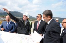 Azerbaijani President inspects construction of Shahdagh winter and summer tourism complex (PHOTO)