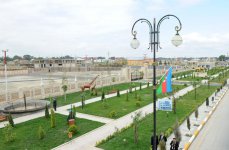 Президент Ильхам Алиев ознакомился с условиями, созданными в величественном парке Гейдара Алиева в Хачмазе (ФОТО)
