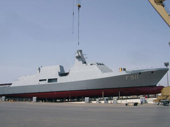 Turkey launches first military ship