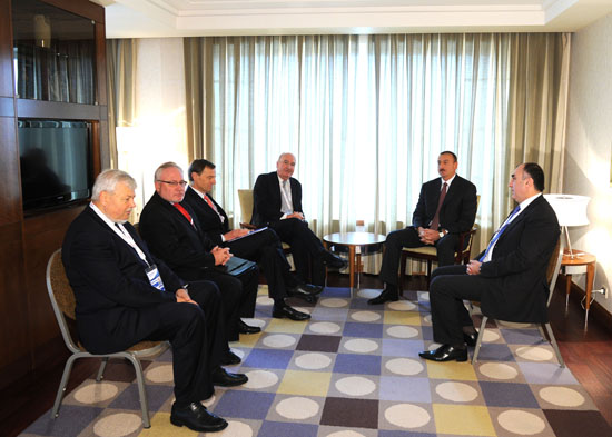 Azerbaijani President meets with OSCE Minsk Group co-chairs