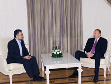 Azerbaijani President receives Iranian minister