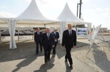 Ильхам Алиев ознакомился со строительными работами на проспекте Зии Буниятова (ФОТО)