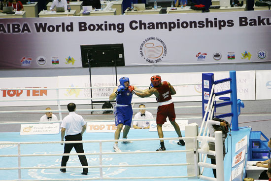 President of Azerbaijan and his spouse sees final bouts of world boxing championship in Baku (PHOTO)