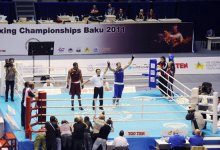 President of Azerbaijan and his spouse sees final bouts of world boxing championship in Baku (PHOTO)
