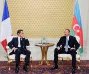 Presidents of Azerbaijan and France meet one-on-one